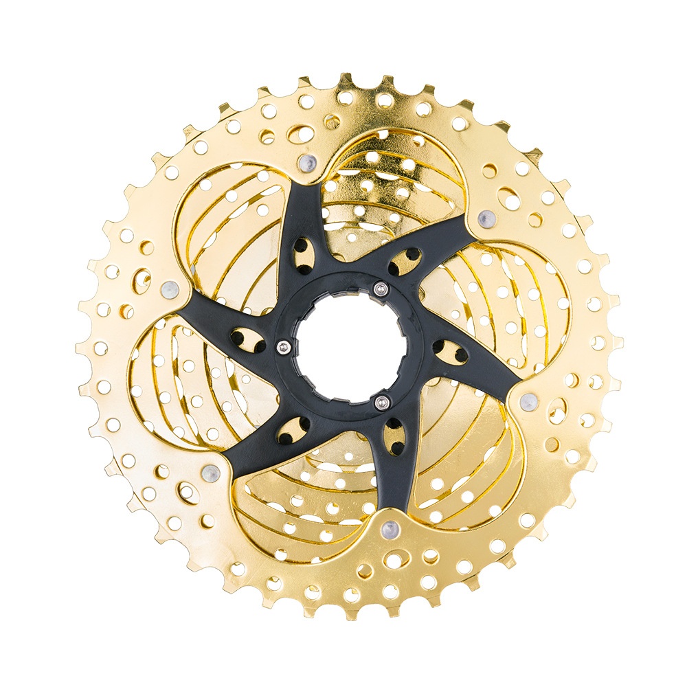 ZTTO MTB 9s 11-40T Cassette GOLD Mountain Bike Bicycle Freewheel Golden Wide Ratio Parts 11-40t - Image 3