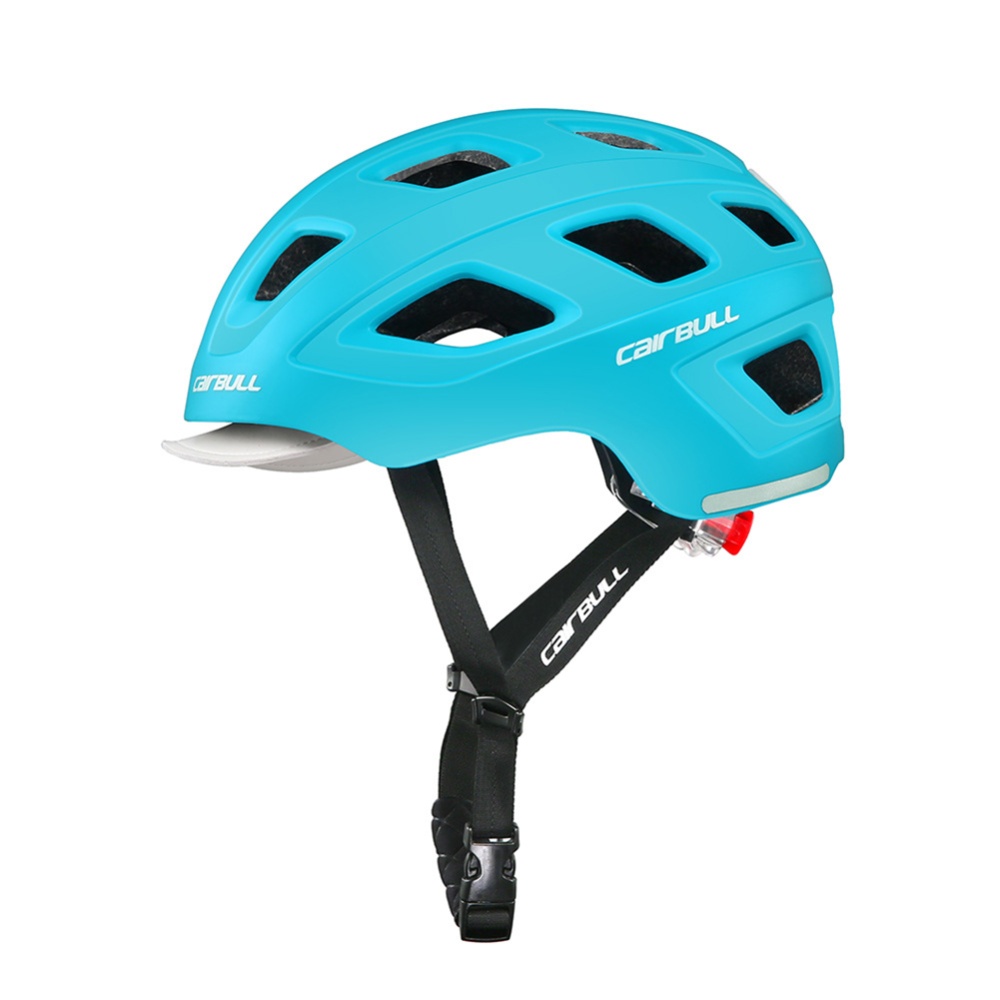 Outdoor Casual Commuting Lightweight Helmet Road Skatboard Cycling Moutain Riding Safety Helmets Bicycle Breathable Ice blue_M (54-58CM) - Image 3