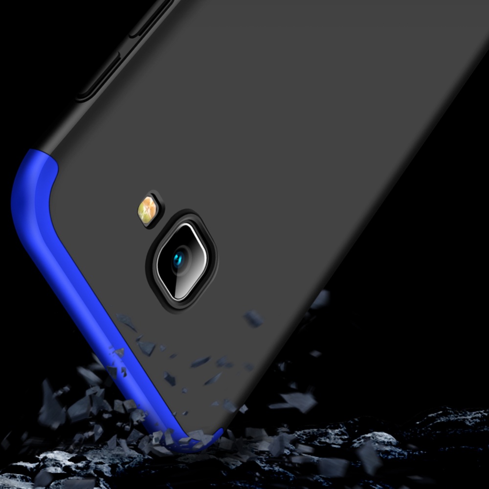 For Samsung J4 Plus/ Prime 3 in 1 360 Degree Non-slip Shockproof Full Protective Case Blue black blue_Samsung - Image 3