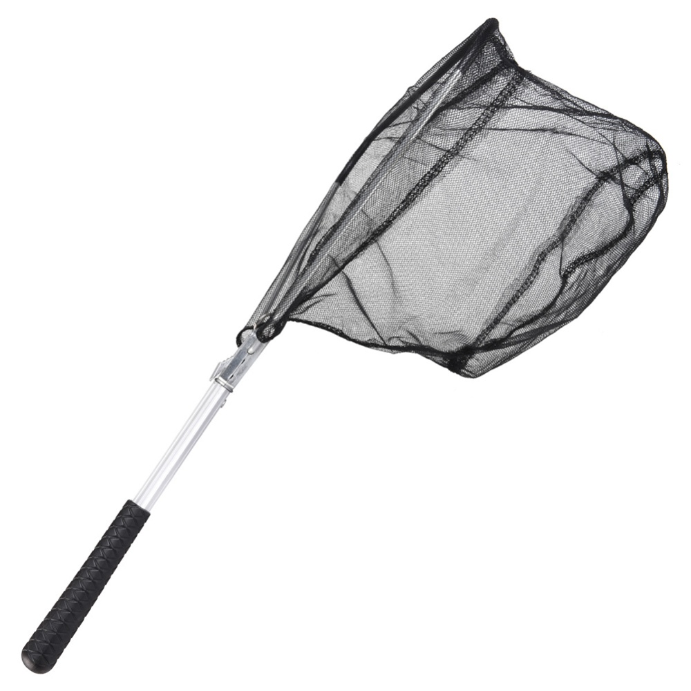 Mini Retractable Fishing Net Folding Triangular Fly Accessories 50cm - Image 3