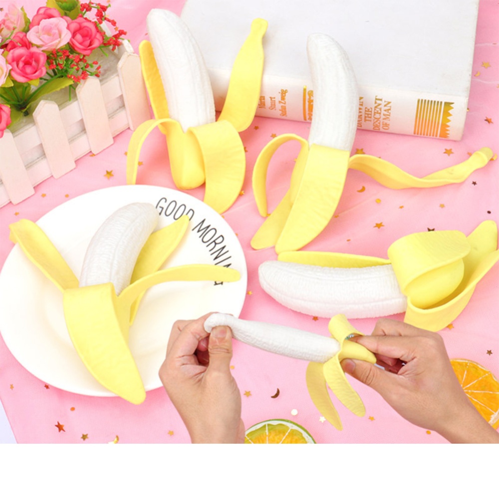 Banana Peel Spoof Trickery Props Slow Rebound Creative Relieve Stress Toy As shown - Image 3