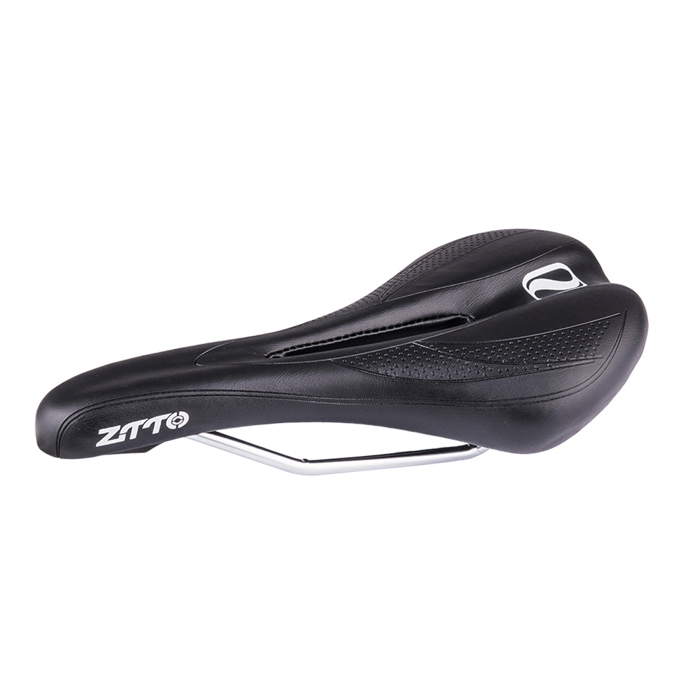 Soft Bicycle Bike Saddle Cushion Seat Cover Pad Hollow black_One size - Image 2