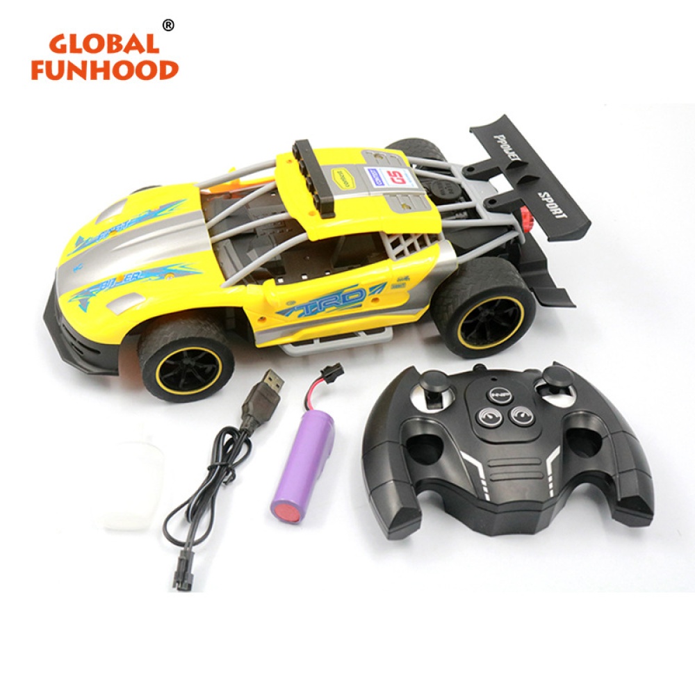 1:12 2.4g Remote Control Car 6-channel High-speed Spray with Light Sound Effect for Children Toys Porsche Red - Image 3