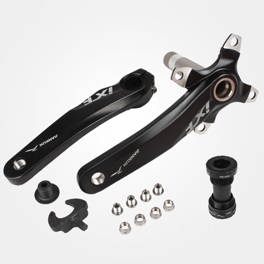 Bicycle Crank IXF Left/Right + Middle Shaft Crankset Accessories Bike Part Black left and right crank center shaft - Image 3