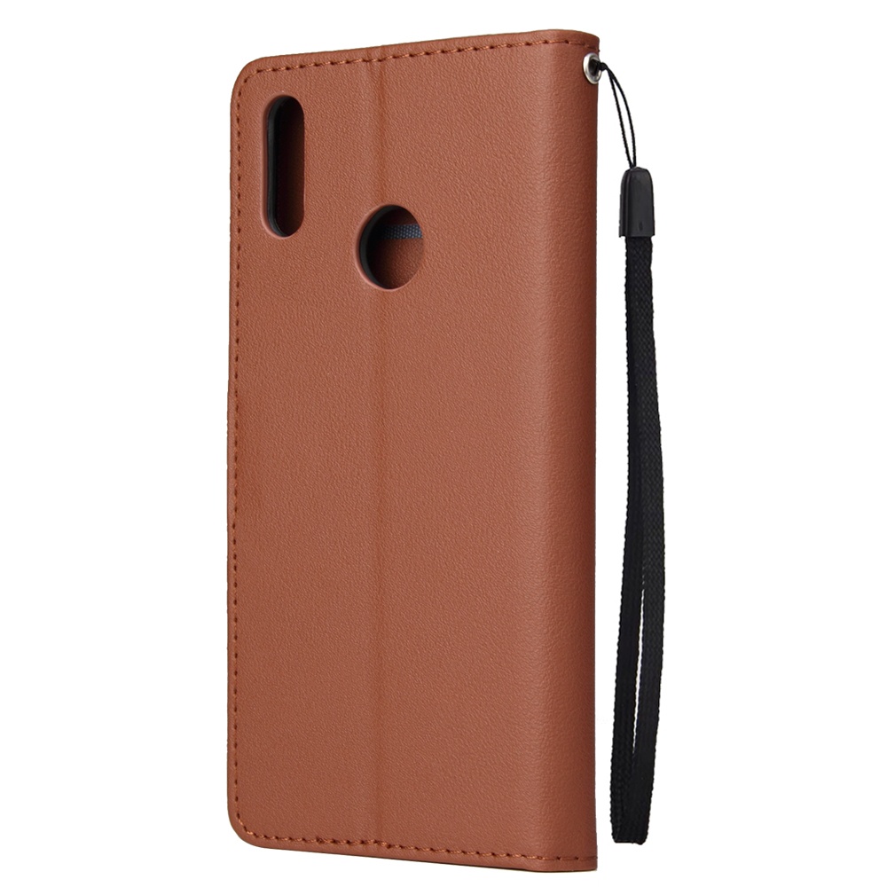 For HUAWEI Enjoy 9/ Y7 2019 /Y7 PRO 2019/Y7 PRIME Flip-type Leather Protective Phone Case with 3 Card Position Buckle Design Cover black - Image 3