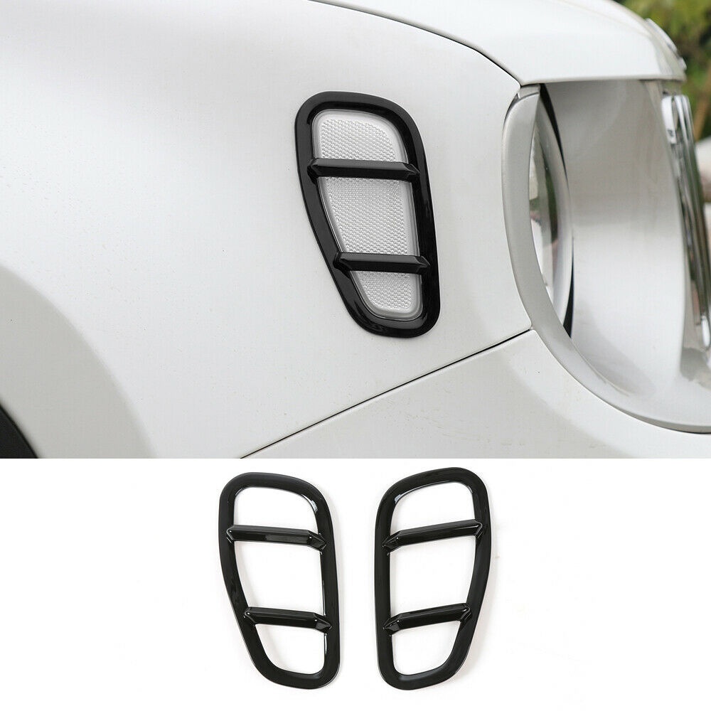 Lamp Decorative Cover Turn Light Trims Exterior Accessory For Jeep Renegade 2016-19 Black - Image 2