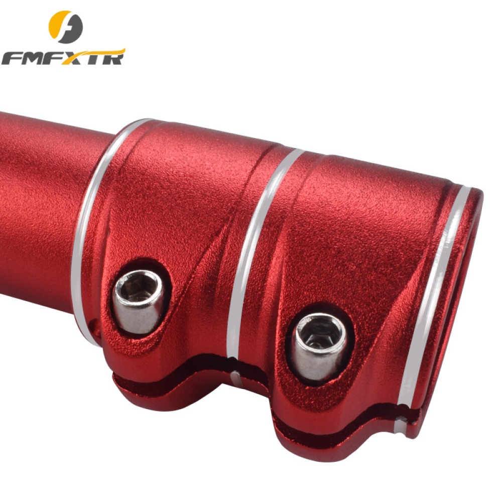 Bicycle Handlebar Booster Front Fork Stem Extender Aluminum Alloy Cycling Riser Bike Adapter Red - Image 3