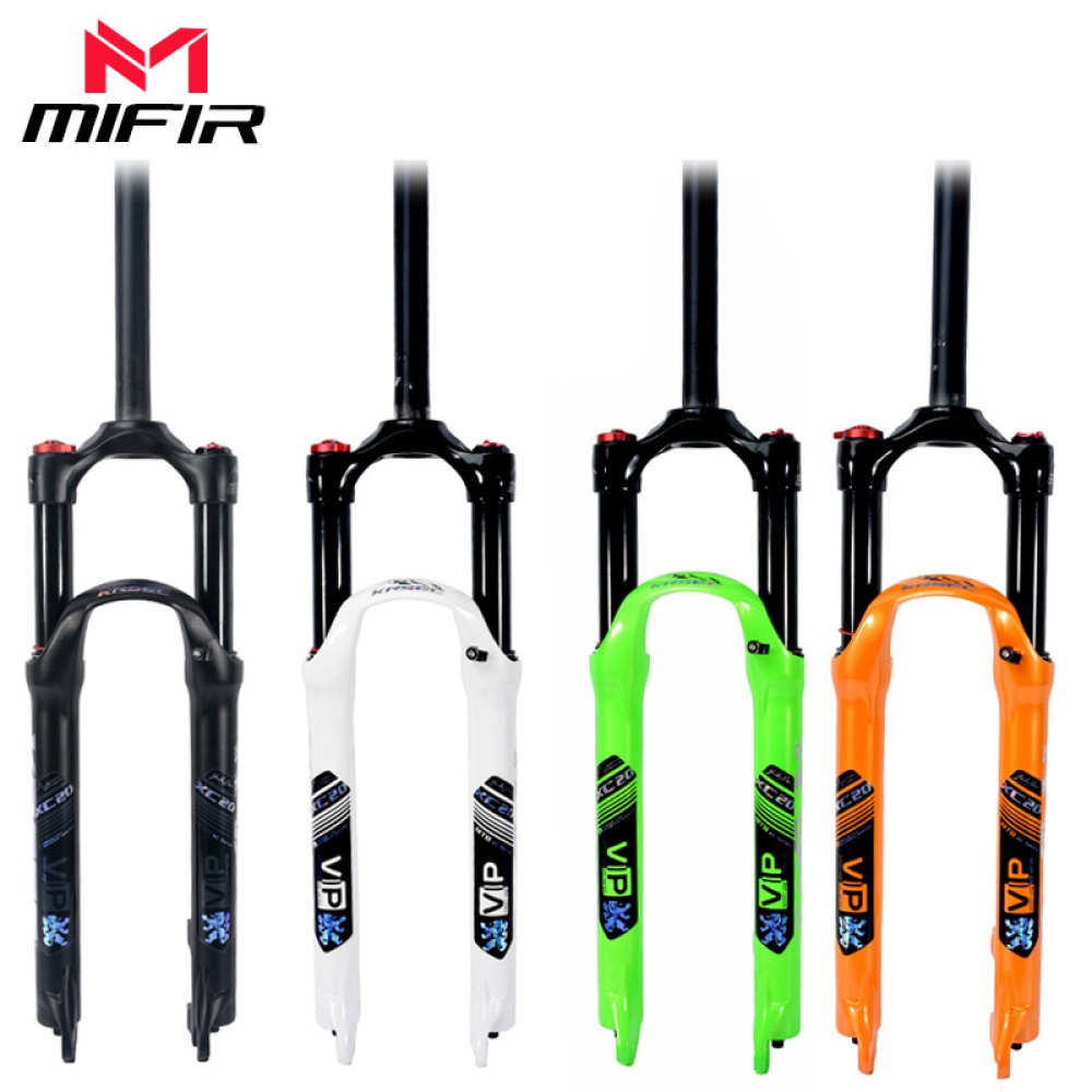 Mountain Bike Quick Release Front Fork 26,27.5 Inch Suspension Air Pressure Bicycle Shock Absorber Forks black_29 shoulder control - Image 2