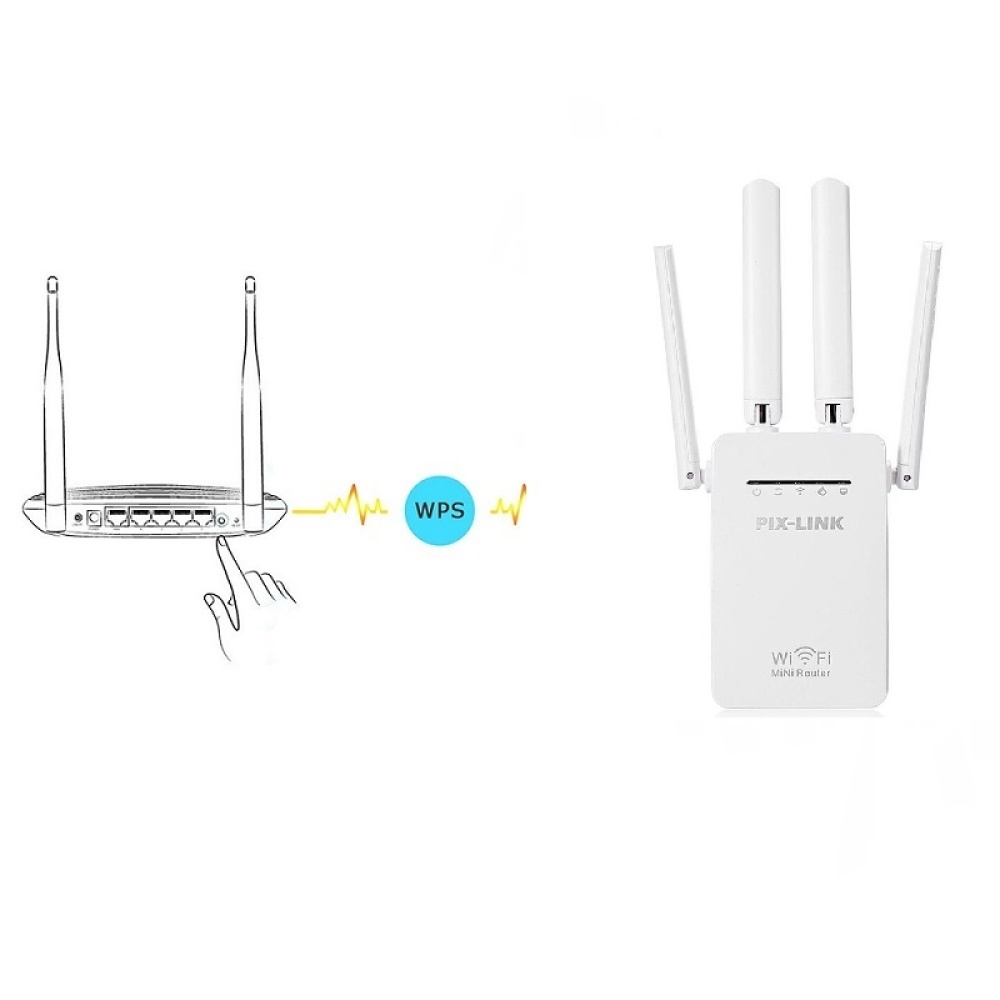 2.4GHz WiFi 300Mbps Wireless Router High Gain Antenna Repeater Enhancer Extender Home Network 802.11N RJ45 2 Long Distance Ports - Image 2