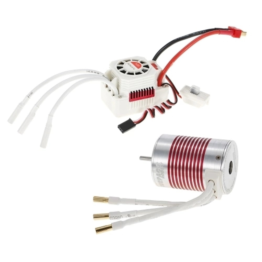 SURPASS HOBBY Platinum Set Waterproof 3650 3900kv/4300KV/5200kv Brushless Motor with 60A ESC for 1/10 RC Car Truck - Image 3