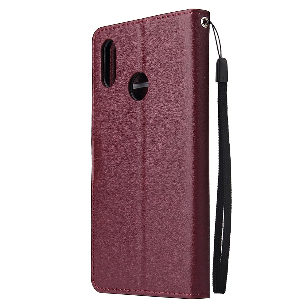 For OPPO Realme 3 pro Flip-type Leather Protective Phone Case with Card Position Buckle Design Cover Rose gold - Image 3