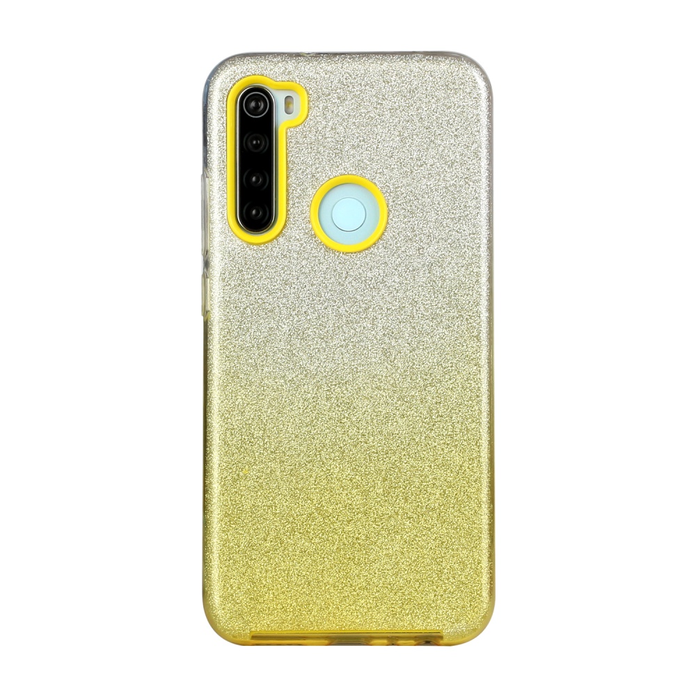 For OPPO Realme 5/Realme 5 Pro/A5 2020/A9 2020/A52/A92 Phone Case Gradient Color Glitter Powder Cover with Airbag Bracket yellow - Image 3