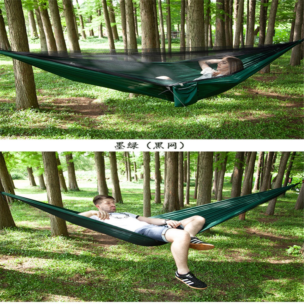 Tent Hammock Set With Anti-mosquito Net Hanging Bed For Outdoor Automatic Quick Open - Image 2