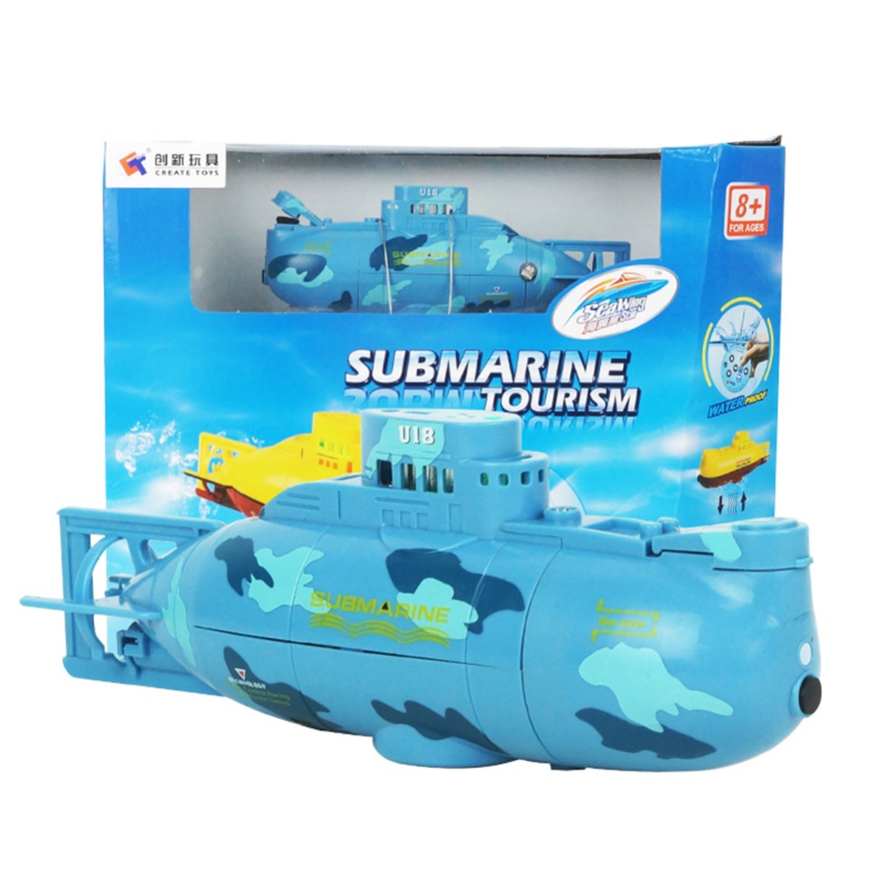 Mini RC Submarine Ship 6CH High Speed Radio Remote Control Boat Model Electric Kids Toy - Image 3