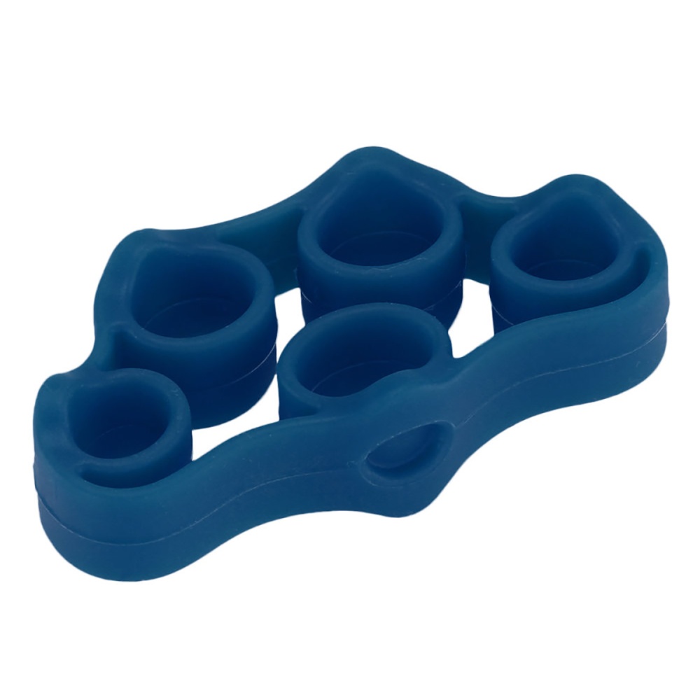 Silicon Hand Grip Strengthener Finger Stretcher Strength Trainer Exerciser Royal Blue4KG/8.8LB - Image 3