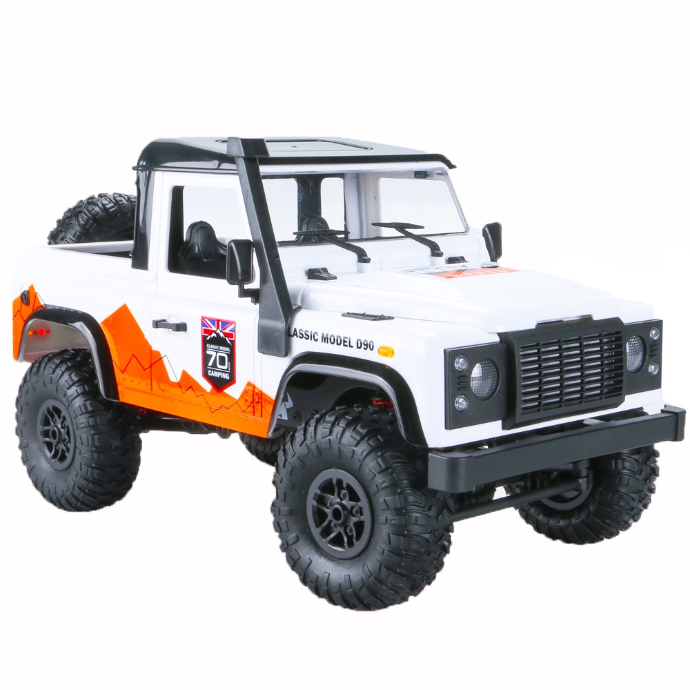 MN 99A 1:12 4WD RC Cars 2.4G Radio Control Toys RTR Crawler Off-Road Buggy For Land Rover Vehicle Model Pickup Car white_1 battery - Image 3