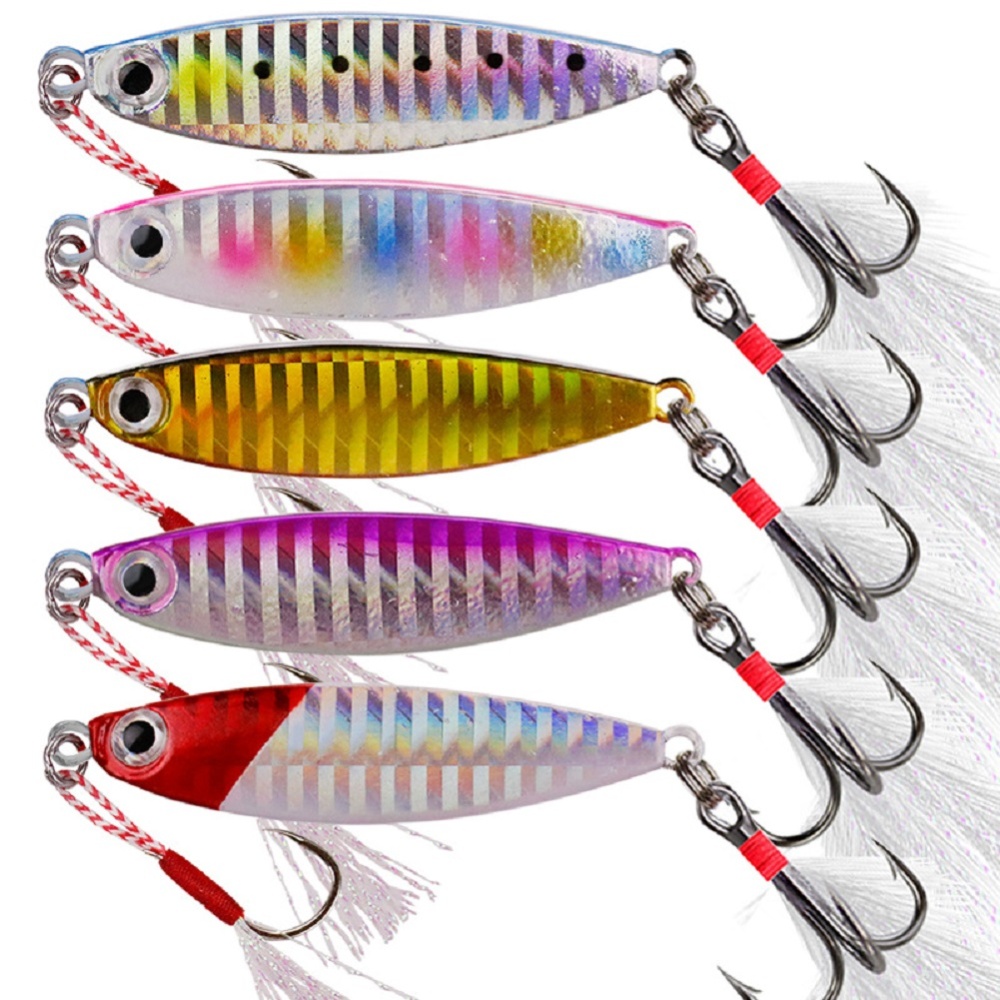 Fishing Lure fishing jigging lure spoon spinnerbait Sheet Iron All Metal Mini Lead Fish Trolling 7g10g15g20g No. 3 color_7g - Image 3