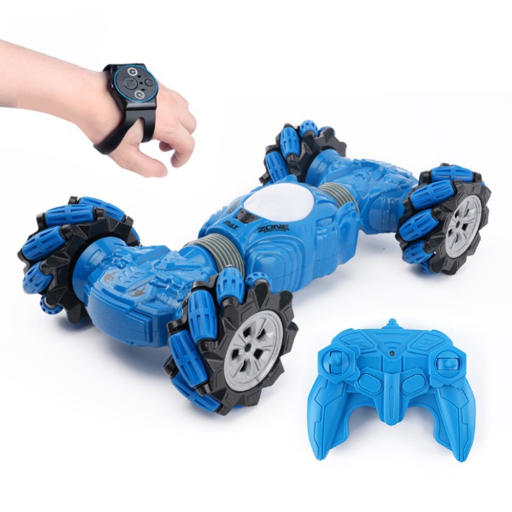 Remote Control Twisting Car Gesture Induction Deformation Drift Stunt Model Toys for Boys Birthday Gifts Blue - Image 3