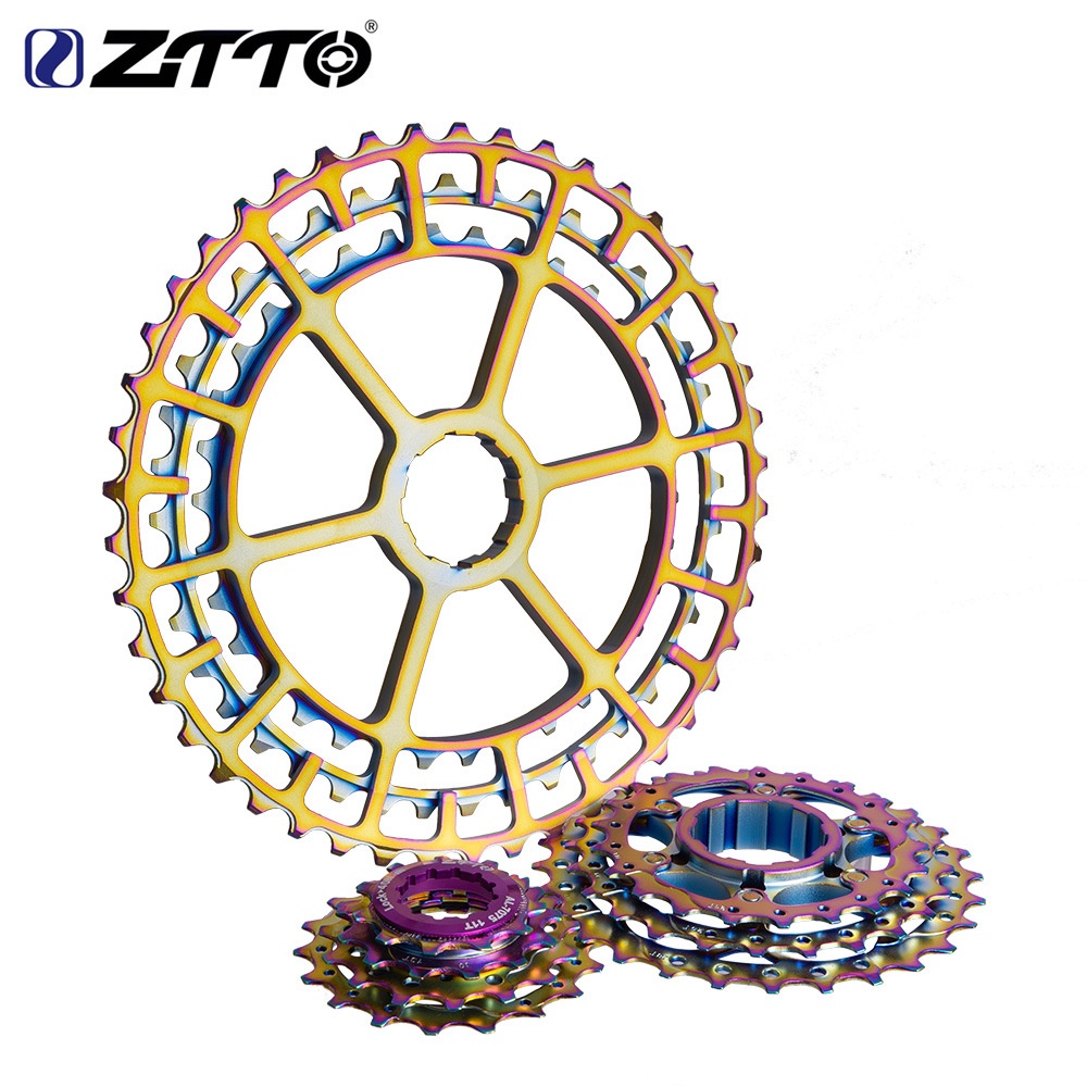 ZTTO 10 Speed Bicycle 11-46T CNC Rainbow Cassette 10s Ultralight Freewheel 11-46t - Image 3