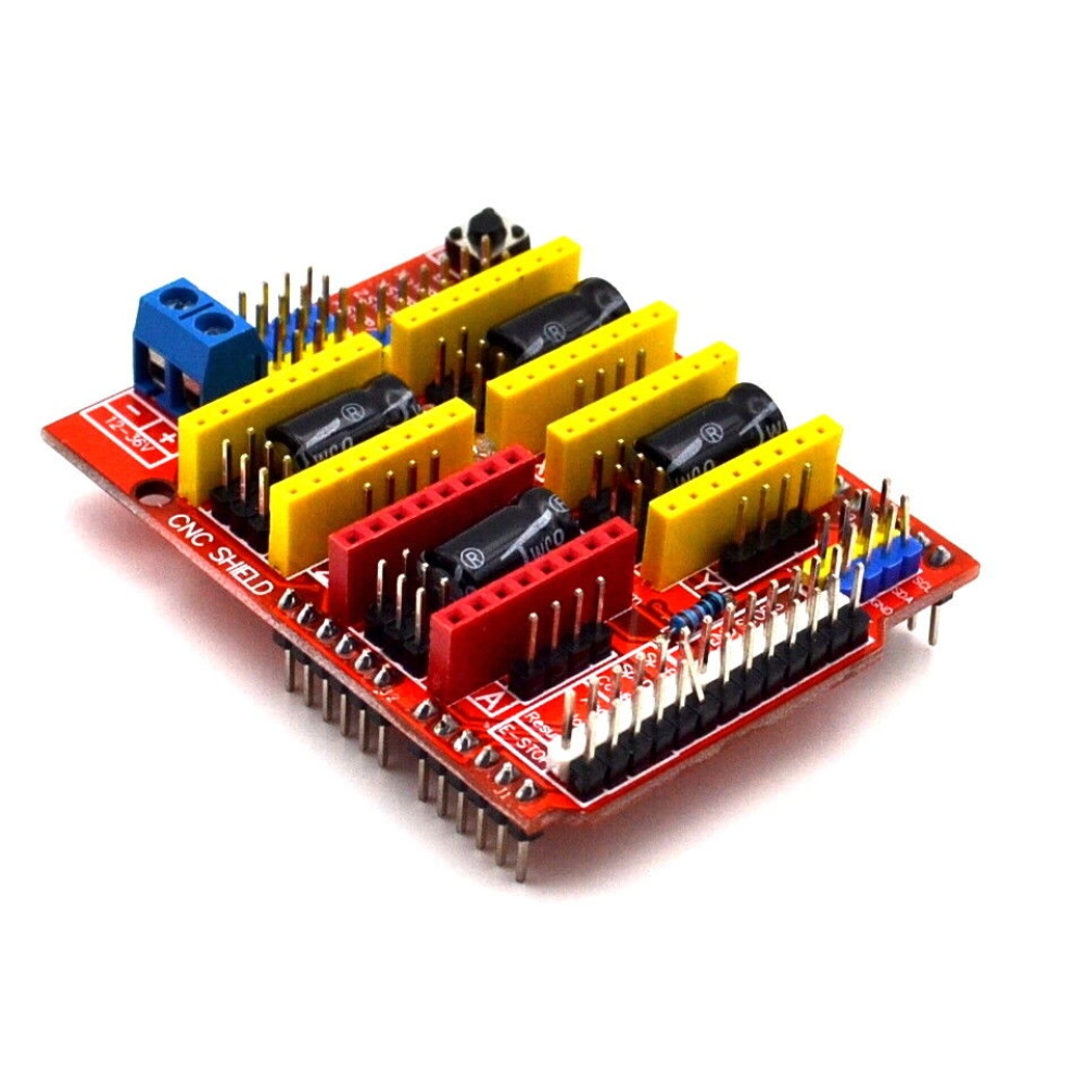 CNC Shield Board + A4988 Stepper Motor Driver for Arduino V3 Engraver 3D Printer red - Image 2