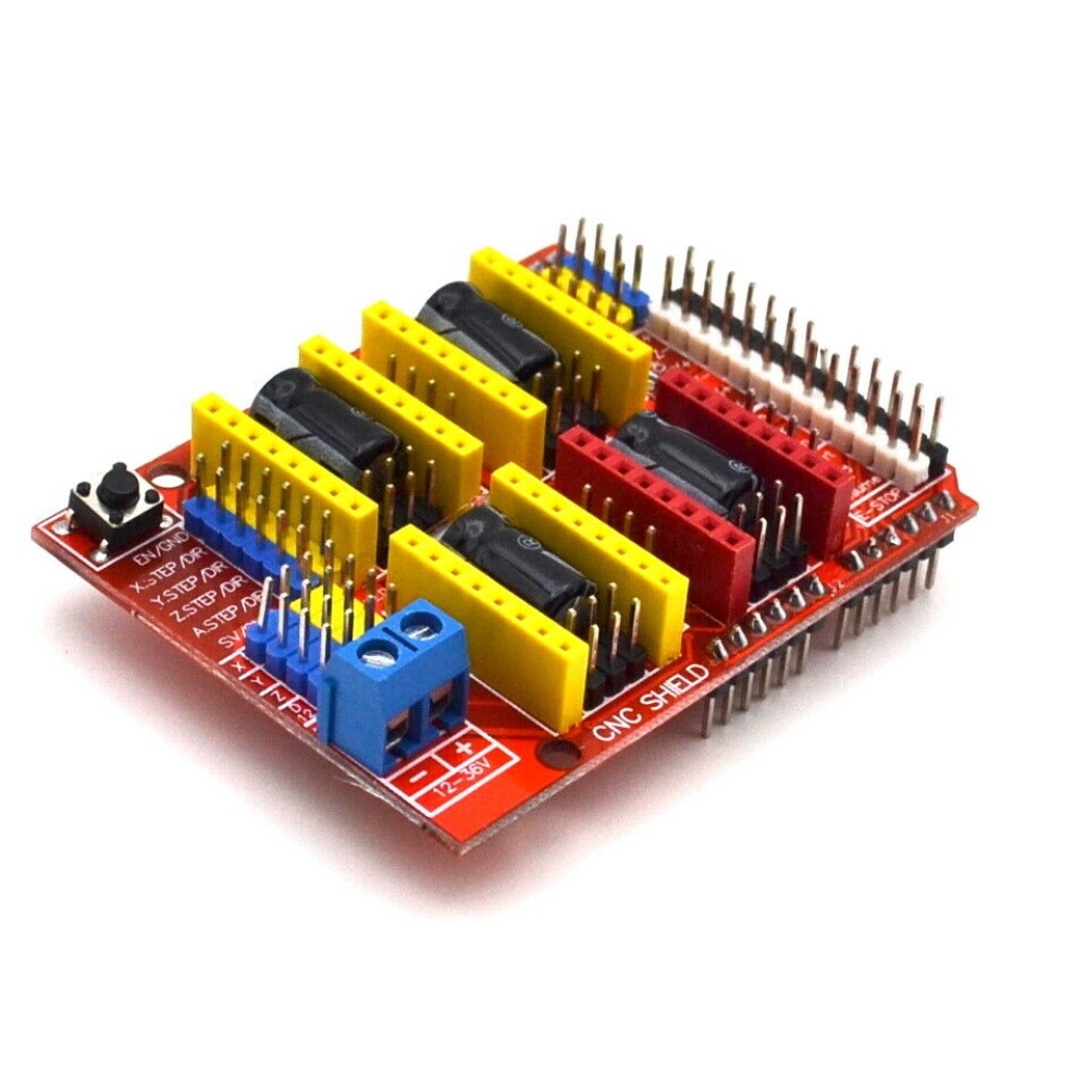 CNC Shield Board + A4988 Stepper Motor Driver for Arduino V3 Engraver 3D Printer red - Image 3