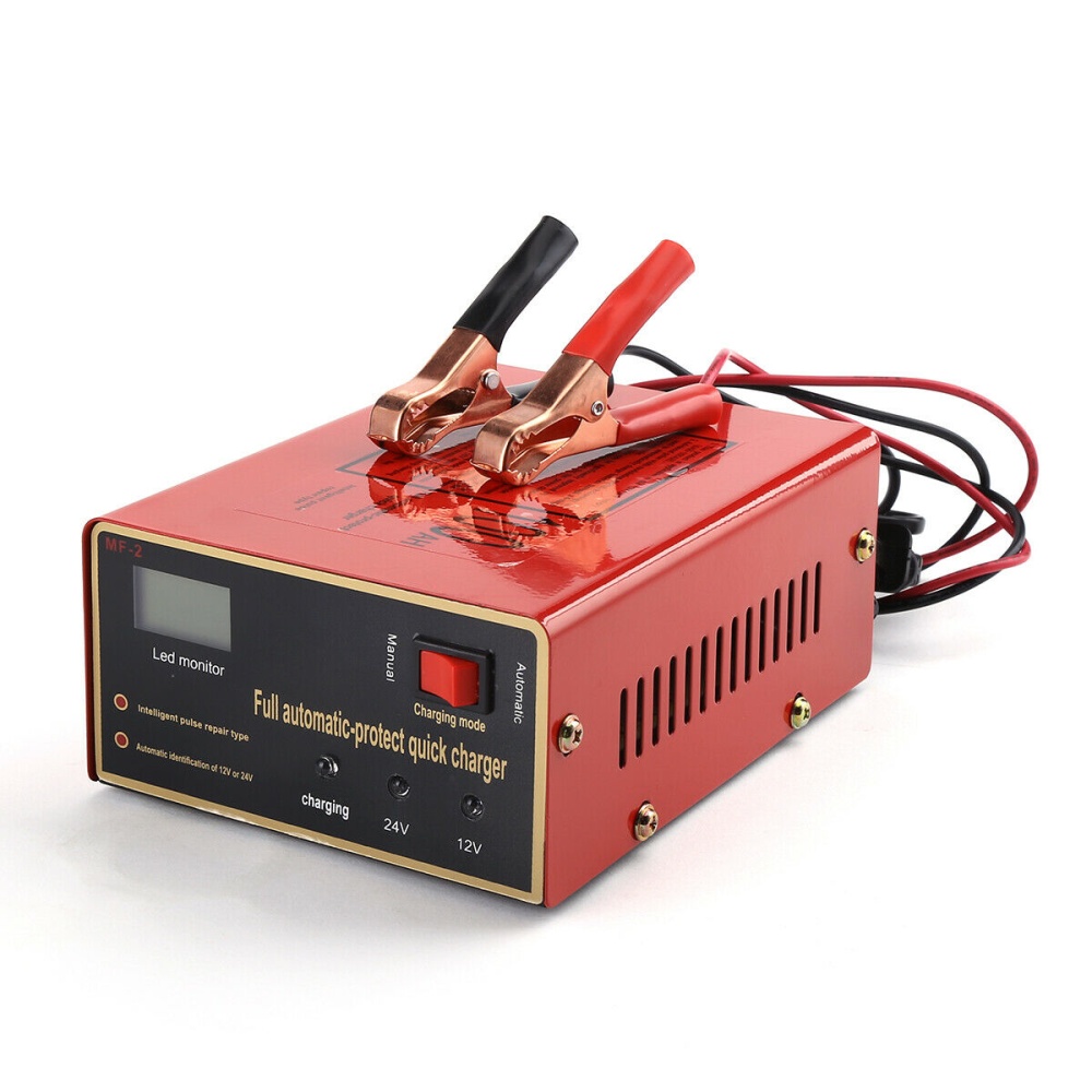 Maintenance-free Battery Charger 12v/24v 10a 140w Output For Electric Car US Plug - Image 2