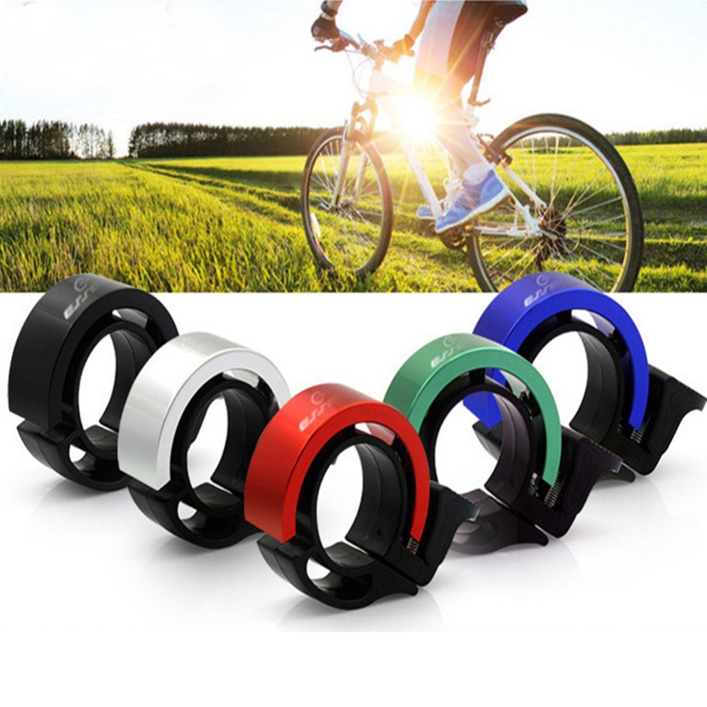 Bicycle Bell Aluminum Bike Ring Horn Accessories Durable Crisp Loud Mountain Invisible Q - Fit for 22.2-24mm Handlebar black - Image 3