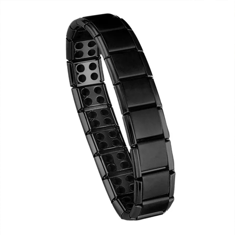 Stainless Steel Magnetic Bracelet Corrosion Resistance Health Care Bracelets Bangle Hand Decoration black - Image 3