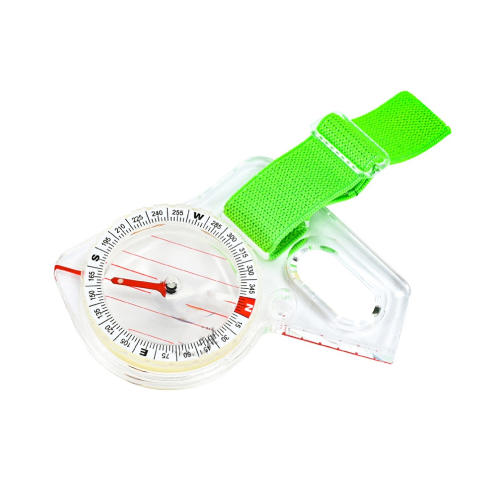 Portable Thumb Compass Professional High Sensitivity Luminous Map Scale For Outdoor Training Competitions as picture show - Image 2