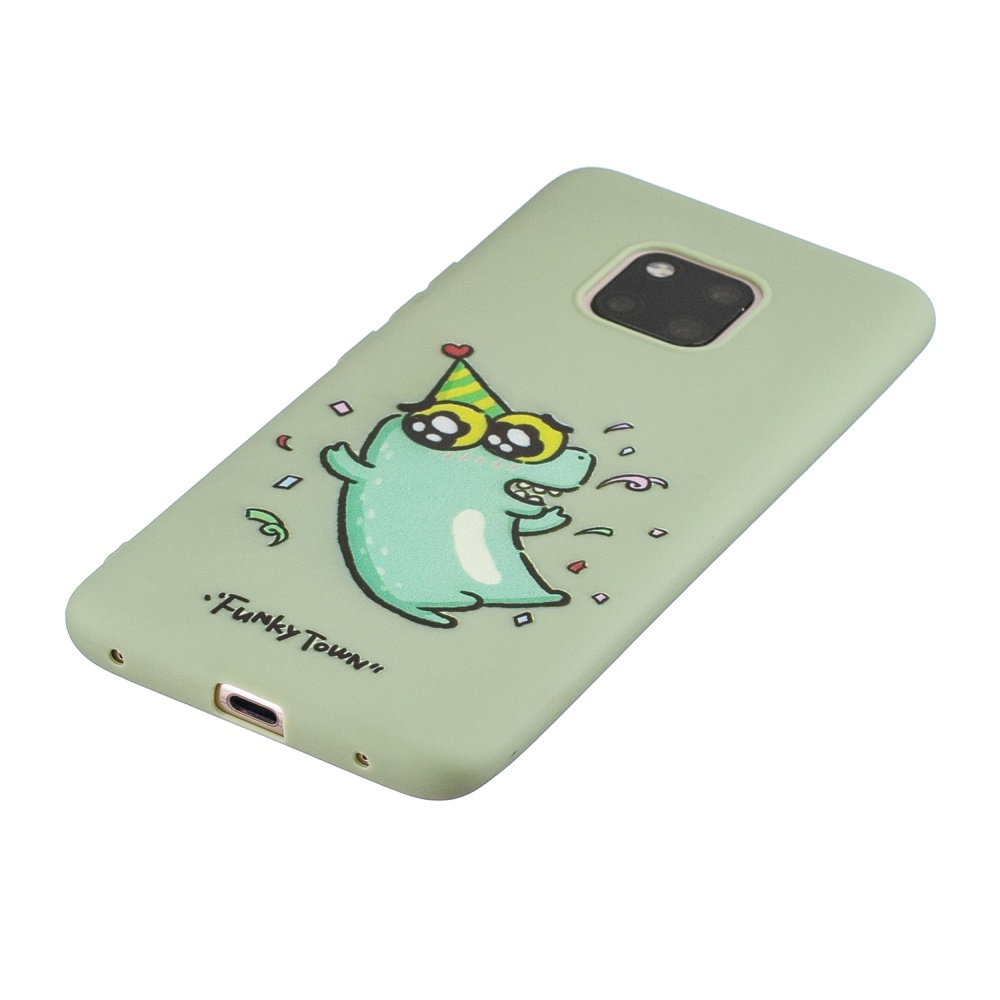 For HUAWEI MATE 20 pro Pure Color Phone Cover Cute Cartoon Case Lightweight Soft TPU with Matching Pattern Adjustable Bracket 2 - Image 3