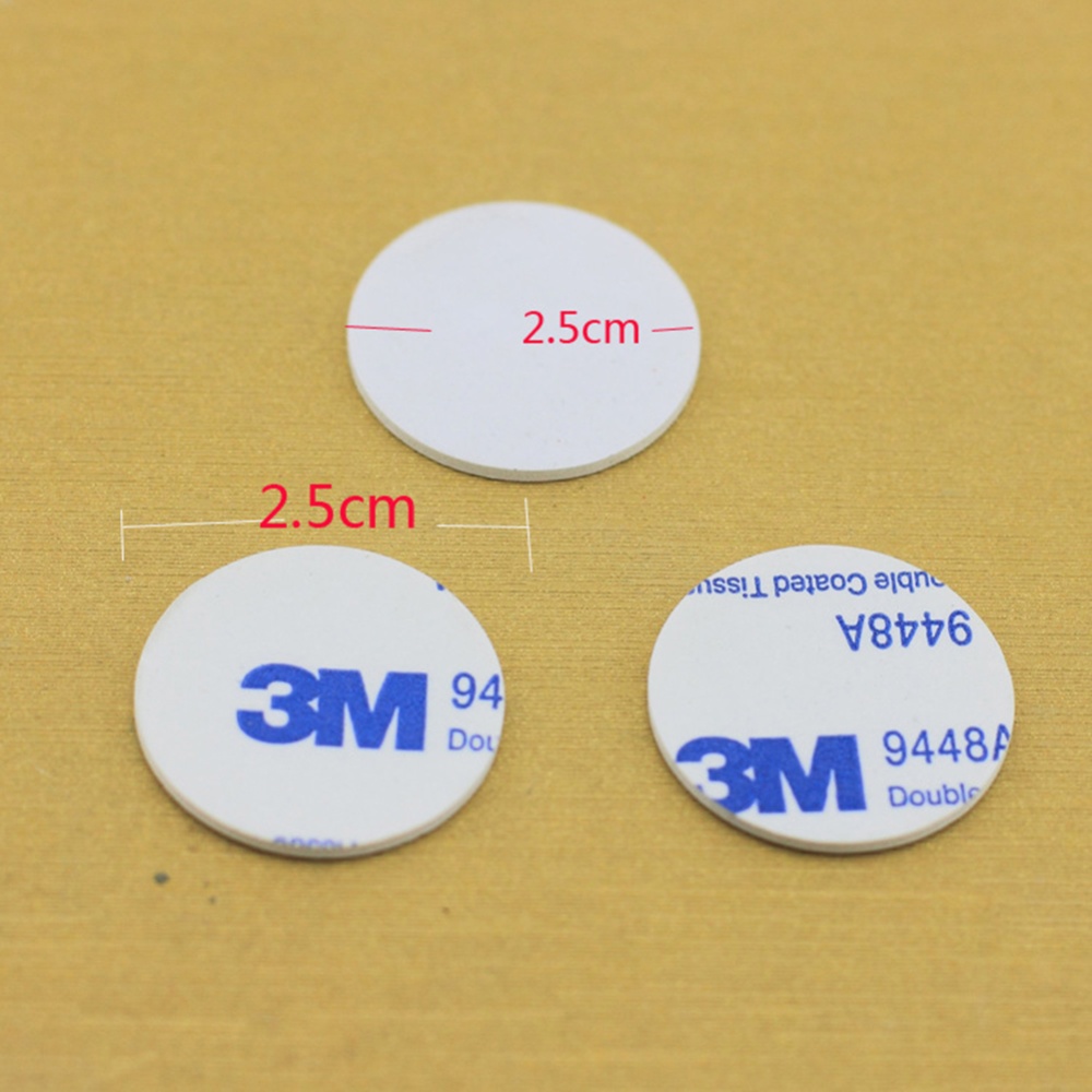 50CPS Double Sided Foam Tape Strong Pad Mounting Rounds Car Home Use Adhesives 2.5cm diameter - Image 2