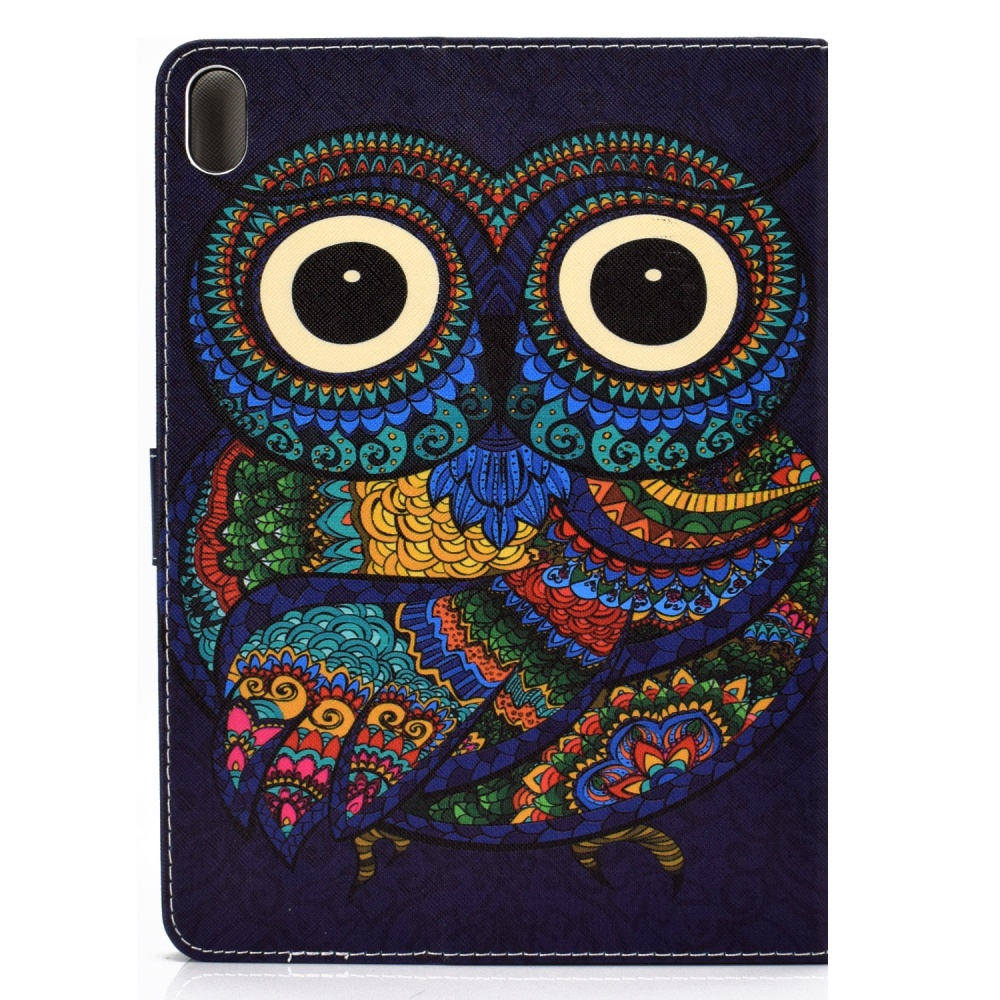 For iPad Pro 11 Laptop Protective Case Smart Stay Color Painted PU Cover with Front Snap owl - Image 3