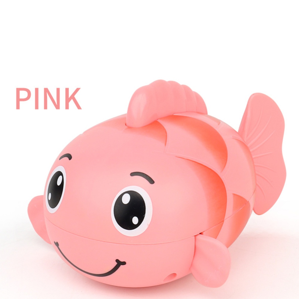 Children Whale Carp Animal Wind-up Toys Summer Bathing Swimming Clockwork For Boys Girls Party Gifts pink whale - Image 3