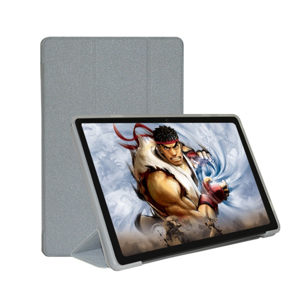 Tablet Case 10.1 Ultra-thin Non-slip Stand Soft Shell Protective Cover Compatible For Teclast M40 Air blue - Image 2