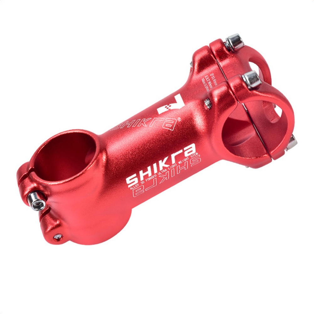 Bike Stem MTB 31.8*45/55/65/70/80/90/100/110mm Short StemBicycle part 80MM 7 degrees red white label - Image 2