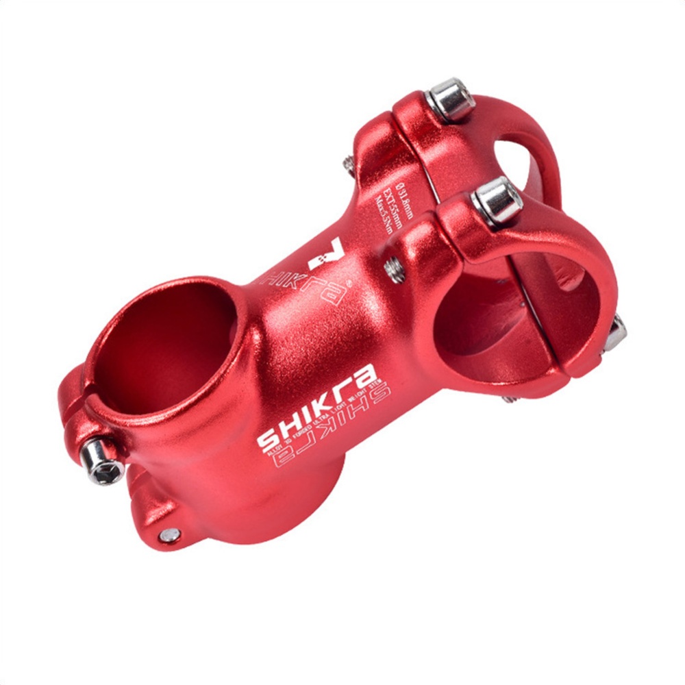 Bike Stem MTB 31.8*45/55/65/70/80/90/100/110mm Short StemBicycle part 55MM 7 degrees red white label - Image 2