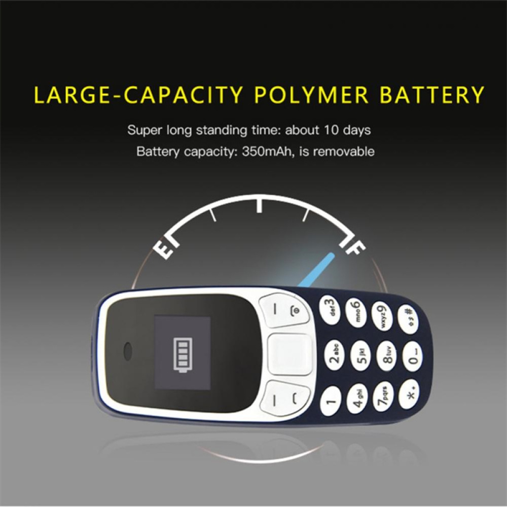 L8star Bm10 Mini Mobile Phone Dual Sim Card With Mp3 Player Fm Unlock Cellphone Voice Change Dialing orange - Image 3