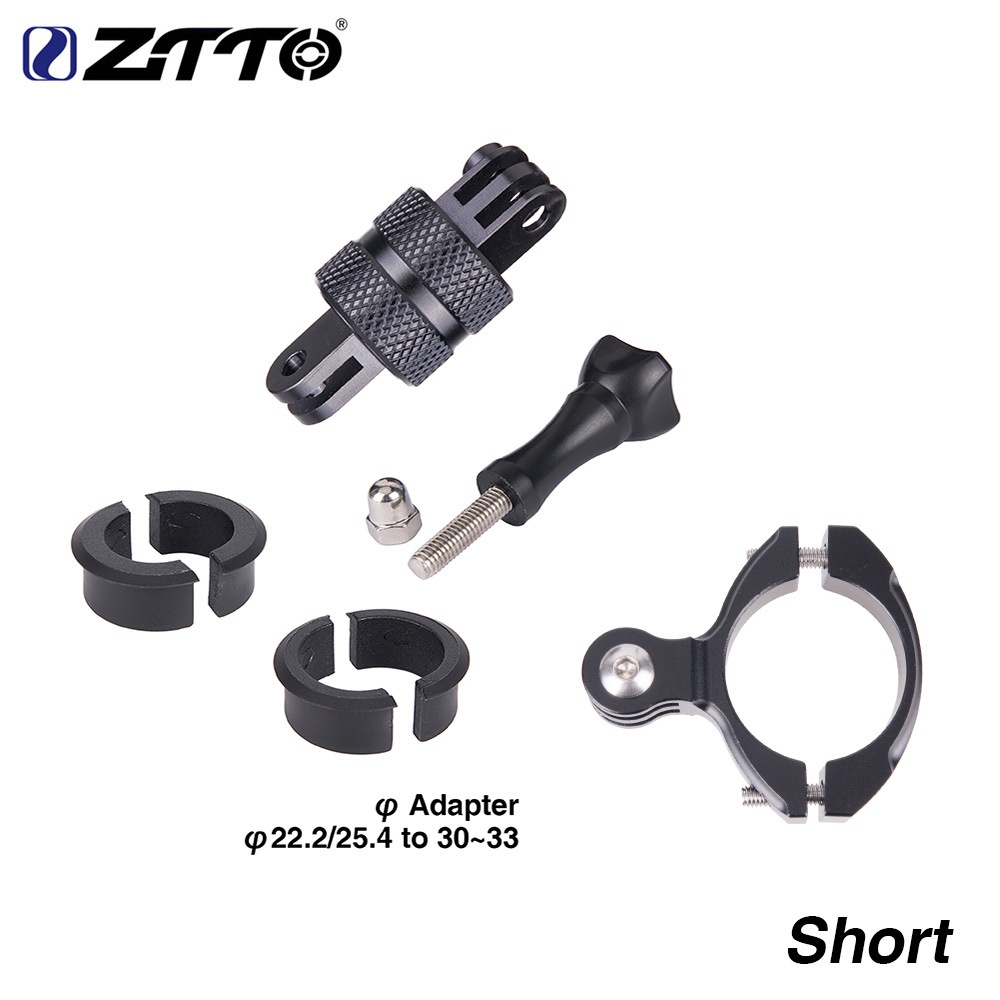 ZTTO Bicycle Handlebar Rotatable Camera Bracket Adapter Accessories Short - Image 2