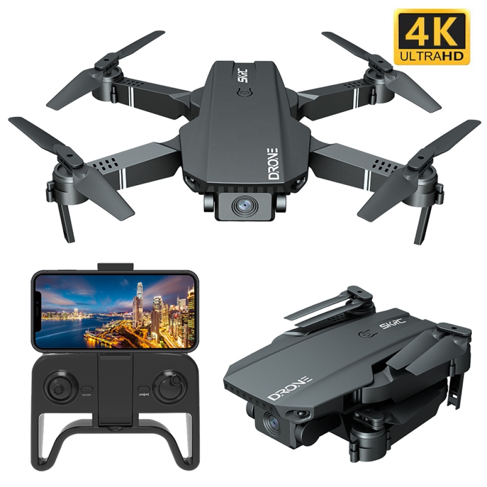 S107 Folding Drone 4k Motion-picture Camera Long Lasting Four-axis Remote Control Aircraft 1 battery - Image 3