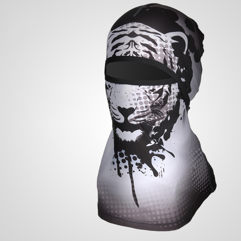 Sports Headwear Motorcycle Riding Headgear Magic Sport Scarf Full Face Mask Balaclava One size_White Tiger F - Image 2