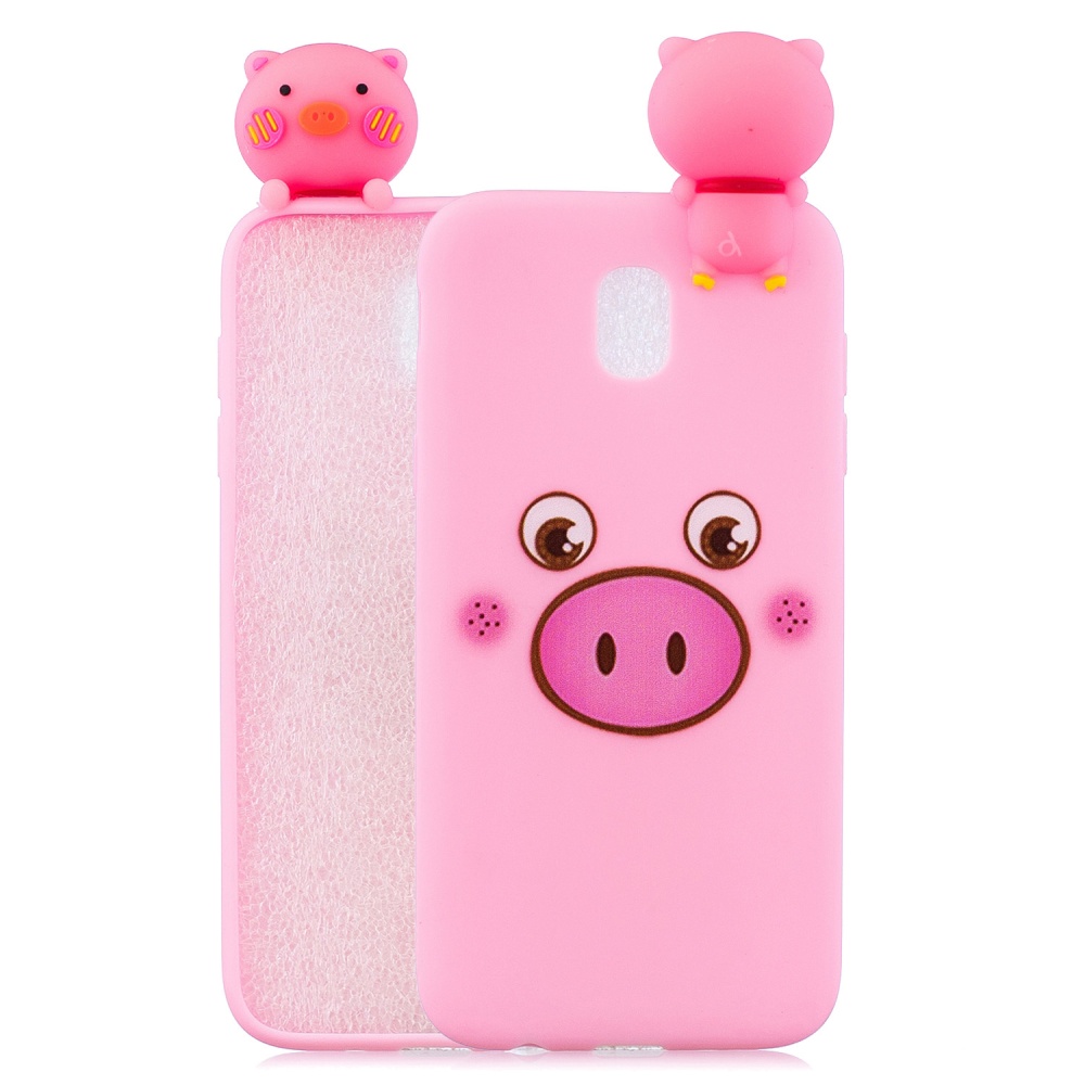 For Redmi 8A 3D Cartoon Painting Back Cover Soft TPU Mobile Phone Case Shell Little pink pig - Image 3