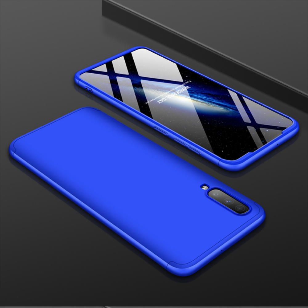 For Samsung A70 Ultra Slim PC Back Cover Non-slip Shockproof 360 Degree Full Protective Case blue - Image 3