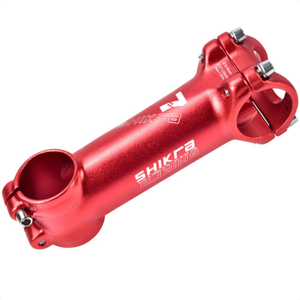 Bike Stem MTB 31.8*45/55/65/70/80/90/100/110mm Short StemBicycle part 110MM 7 degrees red white label - Image 2