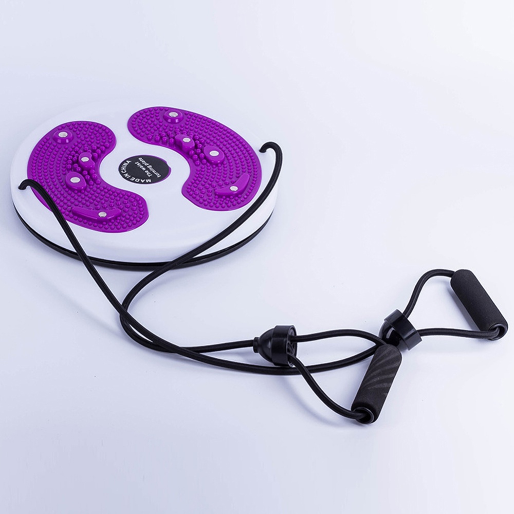 Indoor Fitness Exercise Figure Twister Twisting Waist Disc Balance Rotating Board with Pull Rope - Image 2