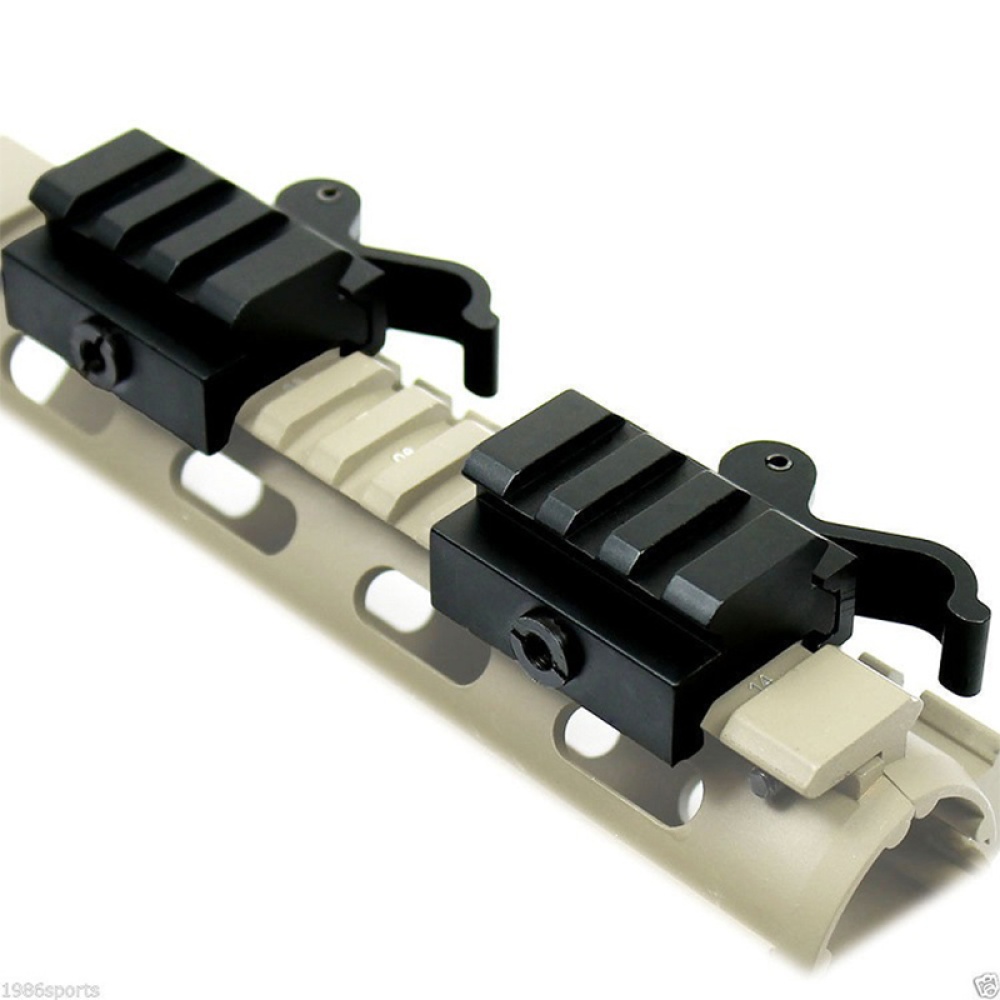 40mm Tactical Quick Release Bracket 3-Slot Rifle Picatinny Weaver Universal Adaptor Riser Rail - Image 3