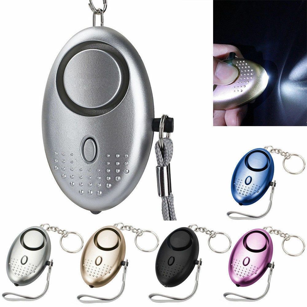 Portable LED Personal Safety Alarm Keychain Security Panic Rape Attack Torch 67*45*25mm blue - Image 3