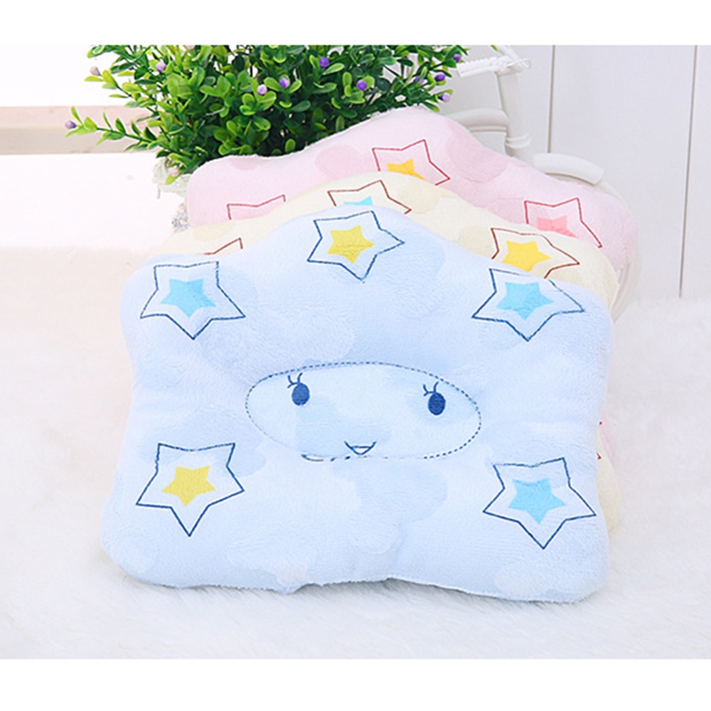 Baby Pillow Corrective Head Star Shape Infants Supplies Pink - Image 3