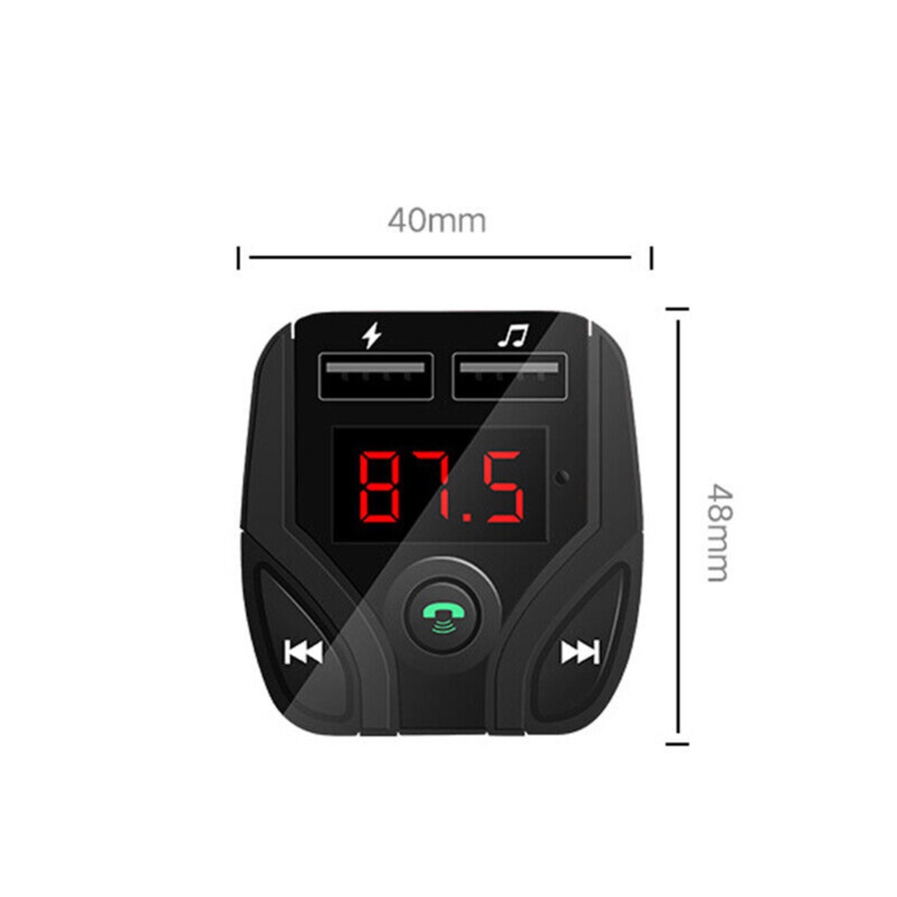 B4 12V 24V Car Cigarette Lighter Socket USB Charger MP3 Player Bluetooth Hands-free Rose Golden - Image 2