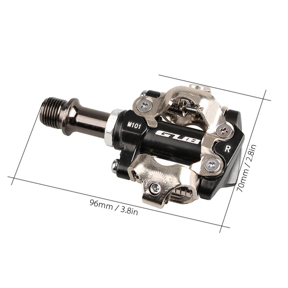 GUB MTB Mountain Bike Self-locking Pedals Aluminum Alloy CR-MO Cycling Bicycle Accessories As shown - Image 3