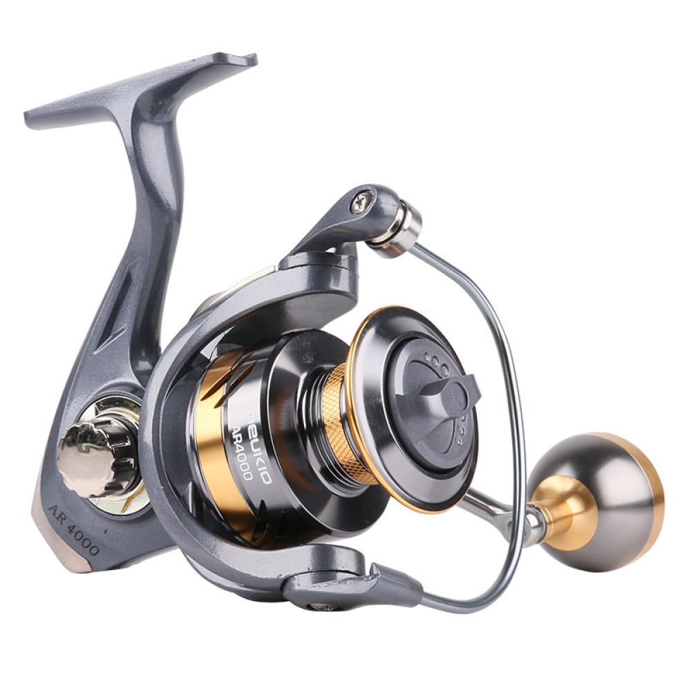 Spinning Reel Fishing Metal Knob Large-capacity Spool Rock Sea AR4000 - Image 3